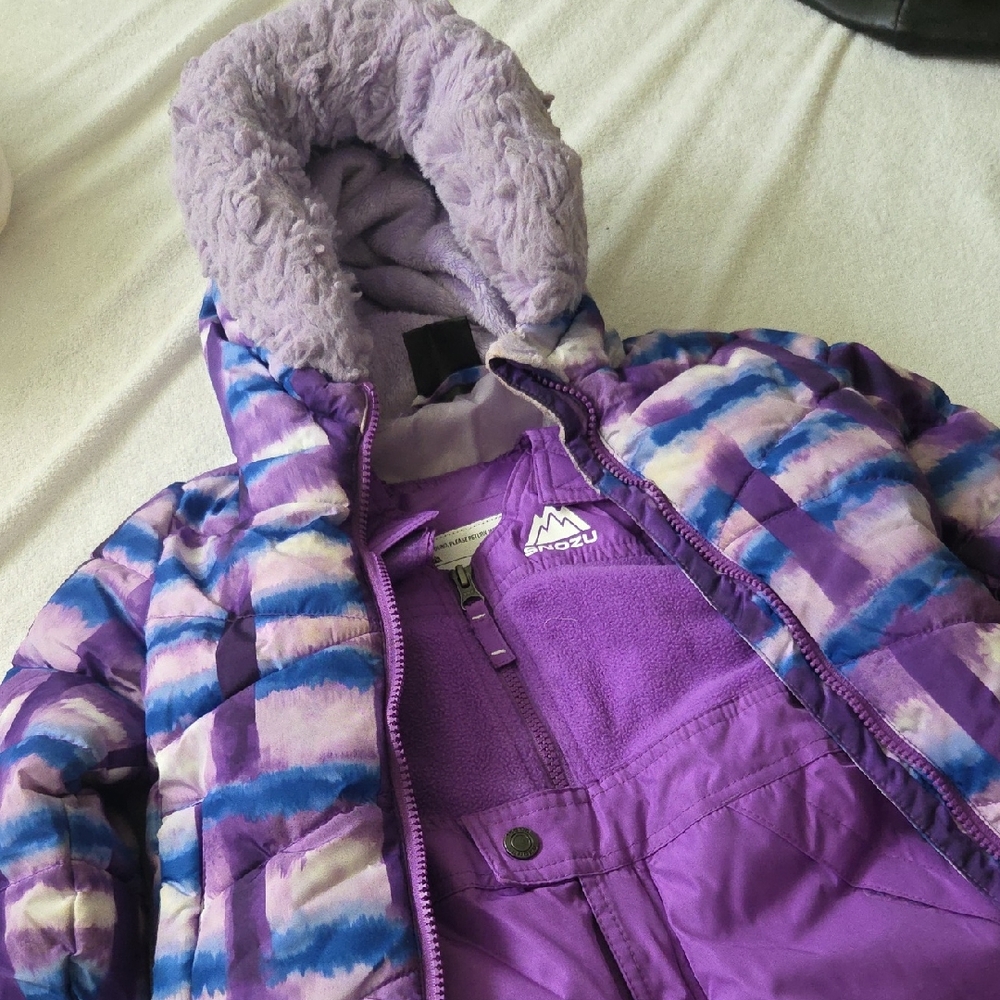 Snozu Purple Quilted Jacket